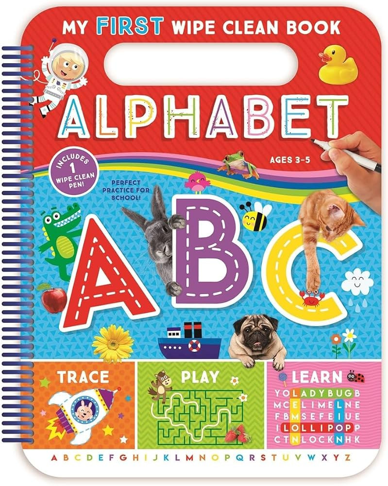 My First Wipe-Clean: Alphabet-Teacher-Approved Activities to Help Kids Trace, Write, and Learn Le... | Amazon (US)