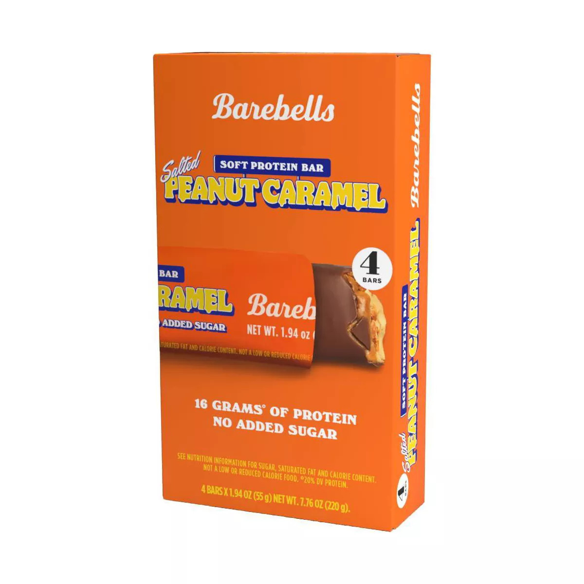 Barebells Soft Protein Bars - Salted Peanut Caramel - 7.76oz/4pk | Target