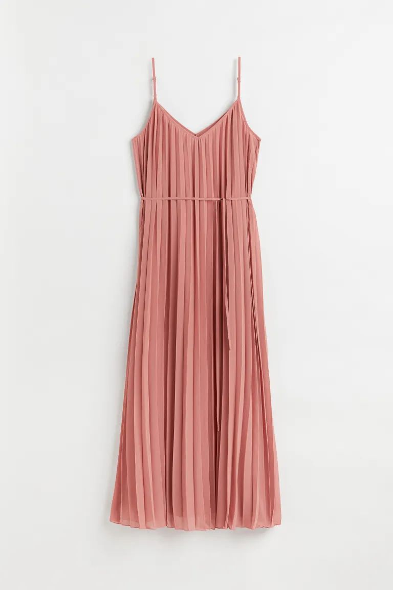 Pleated Chiffon Dress | H&M (US)