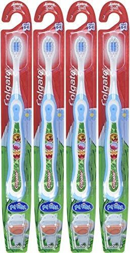 Amazon.com: Colgate My First Toothbrush, Ages 0-2, Extra Soft 7, (Pack of 4) Color Light Blue : B... | Amazon (US)