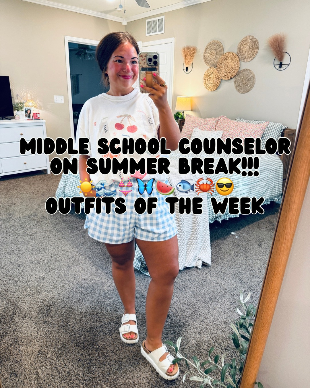 Last week’s middle school counselor on summer break (!!!) outfit round up! ☀️🌊👙🦋🍉🐟🦀😎 Cheers to summer, baby! ⭐️

#LTKootd #LTKSeasonal #LTKMidsize