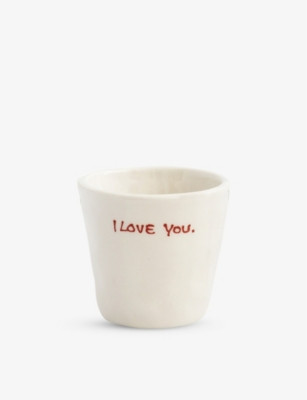 I Love You ceramic espresso cup 5.5cm | Selfridges