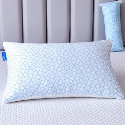 Cooling Gel Memory Foam Rayon From Bamboo Pillow - Adjustable Queen Size for Neck and Shoulder Pain Relief - Side and Back Sleeper's Dream Pillow | Wayfair North America