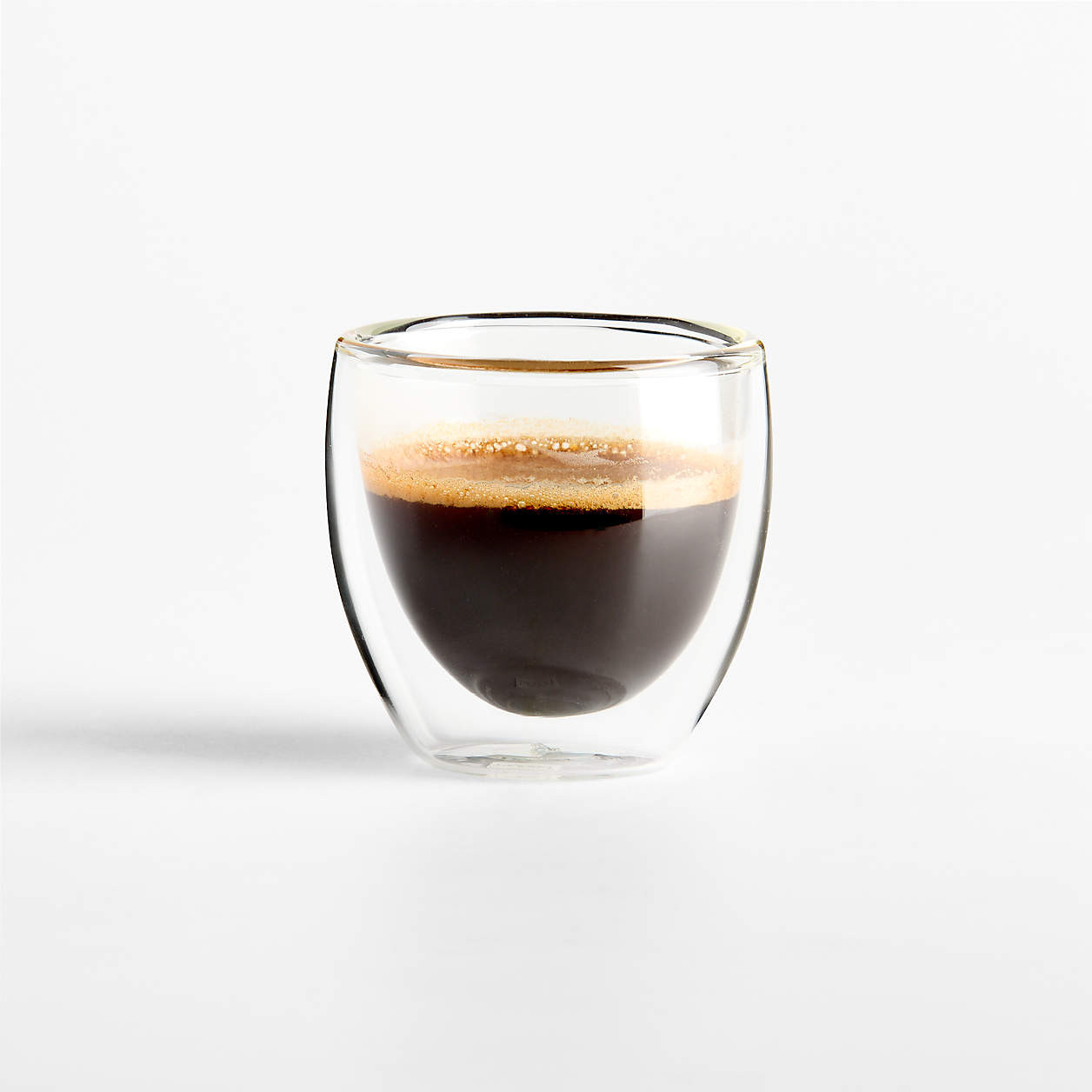 Bodum Pavina 2.5-oz. Double Wall Espresso Cup + Reviews | Crate & Barrel | Crate & Barrel