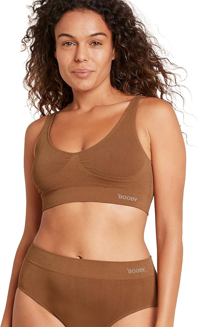 Boody Women's Shaper Bra, Bamboo, Wireless, Light Support, Breathable Bralette | Amazon (US)