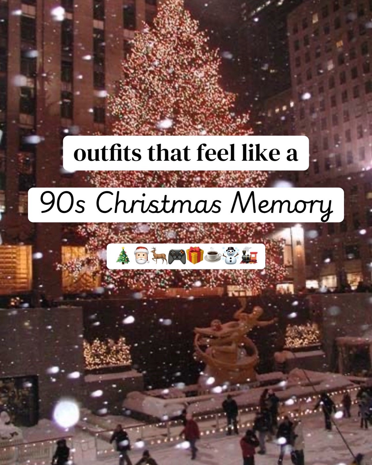 90s inspired christmas outfits. holiday party outfits.