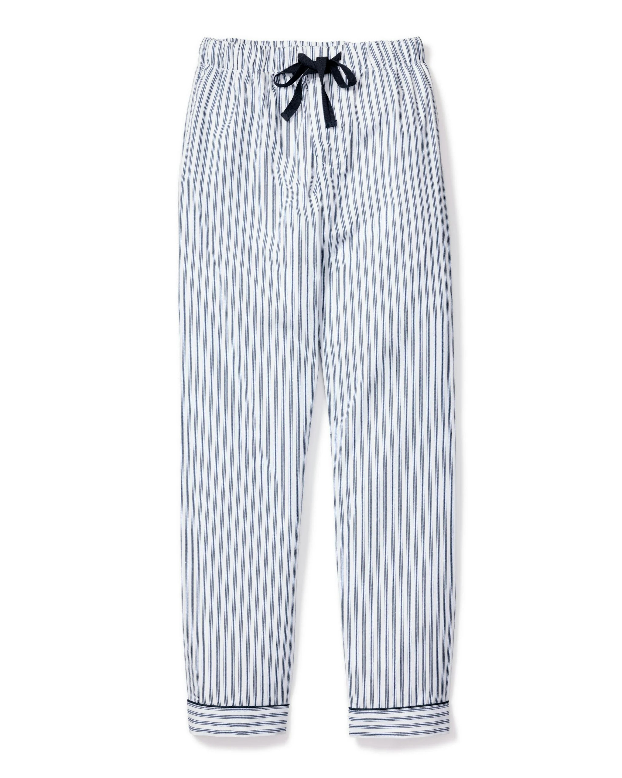 Men's Twill Pajama Pant in Navy French Ticking | Petite Plume