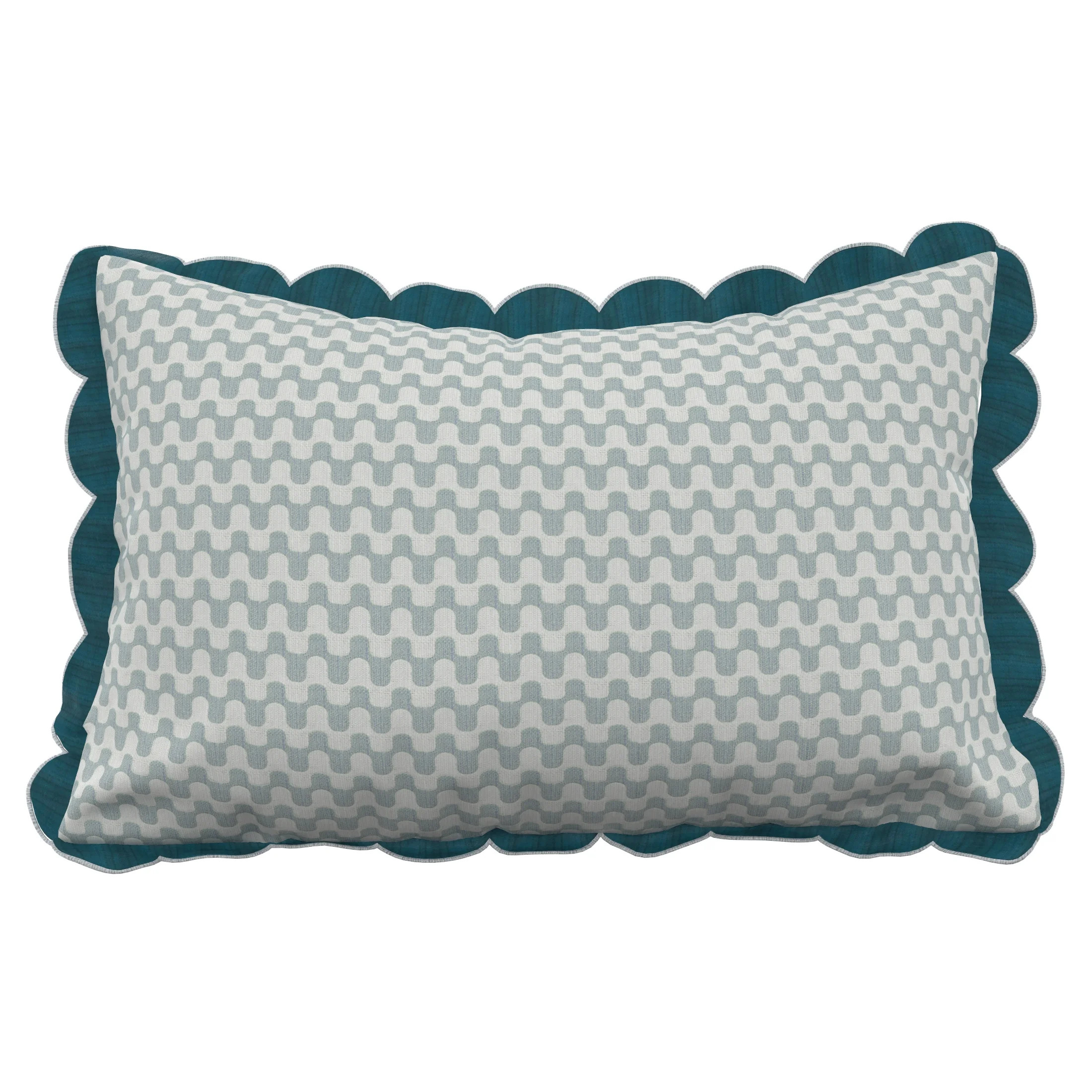 HOMETRENDS 20" x 12" Wave Outdoor Lumbar Toss Cushion, Fade Resistant | Walmart (CA)