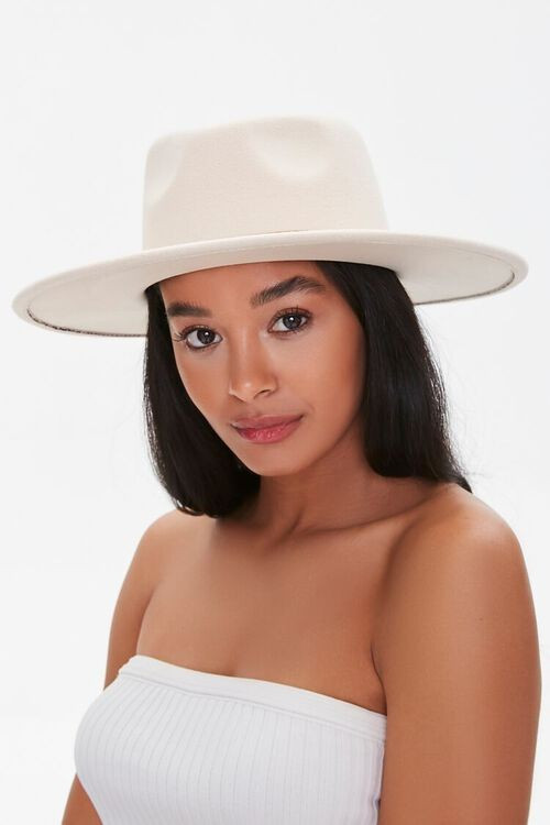 Brushed Velvet-Trim Fedora | Forever 21 (US)