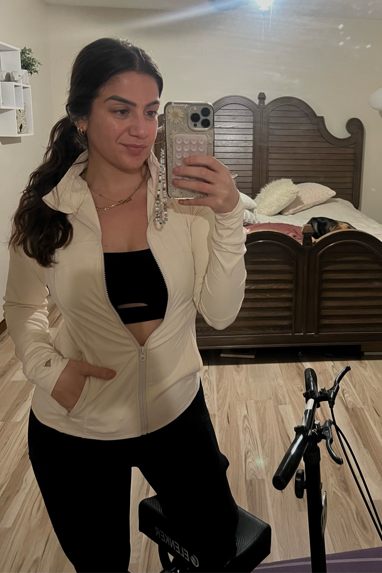 Silky jacket obsessed! Sports bra form idk navy only in store

#LTKfitness #LTKstyletip #LTKU