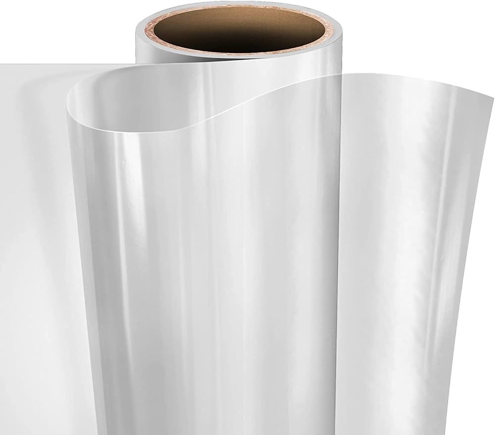 VViViD Clear Self-Adhesive Lamination Vinyl Roll for Die-Cutters and Vinyl Plotters (12" x 6ft) | Amazon (US)