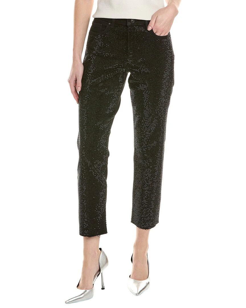 AllSaints Rali Black Sparkle Straight Jean | Shop Simon