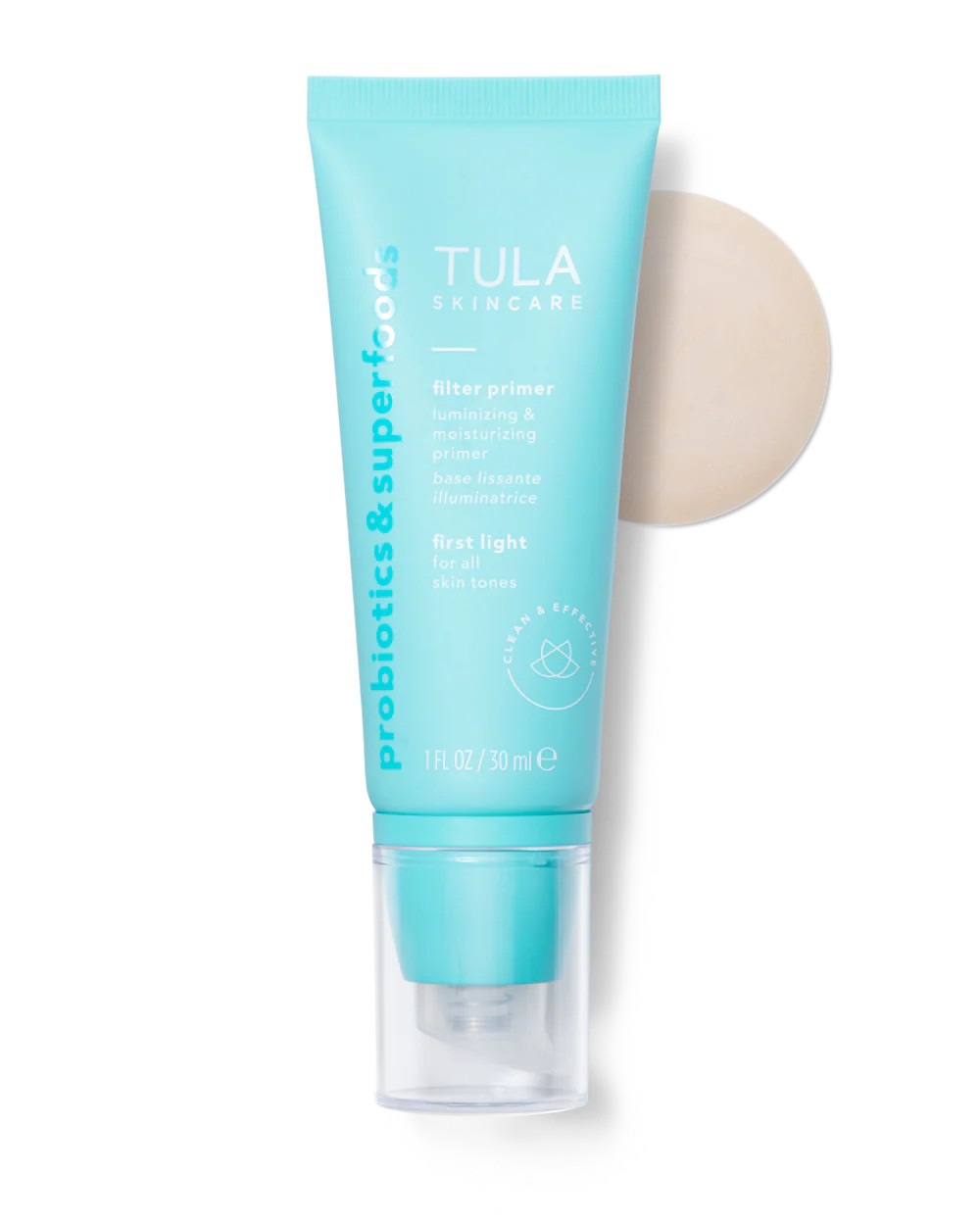 non-tinted blurring primer - first light - universal | Tula Skincare