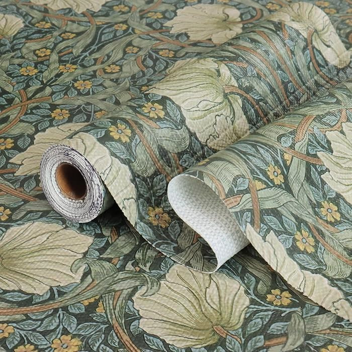 Vintage Drawer Liner for Dresser Cabinet Liner Green 15.7in x 10ft | Amazon (US)