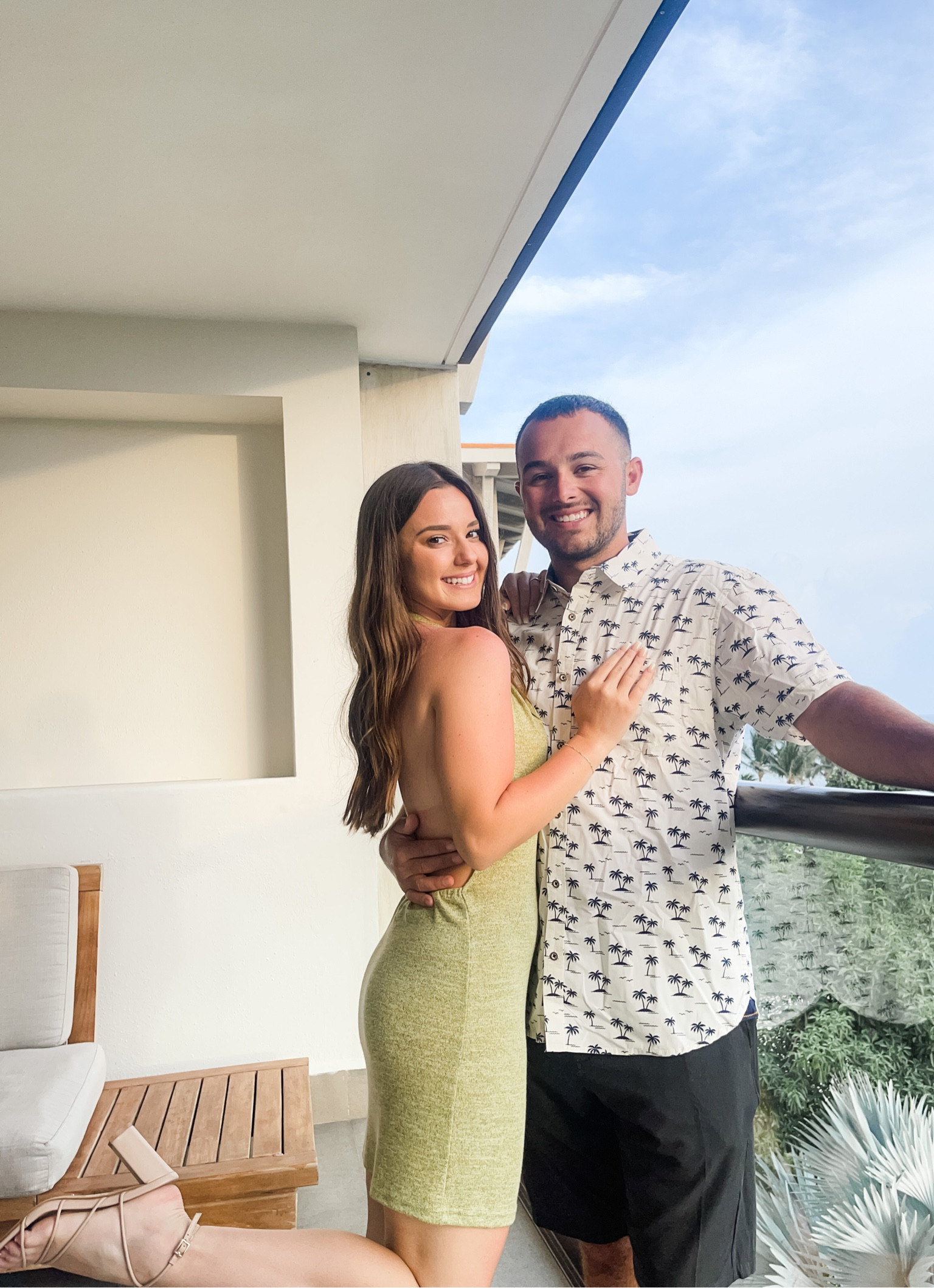 Honeymoon date night! Green dress is from Shein size: 4 

#LTKbeauty #LTKunder50 #LTKtravel