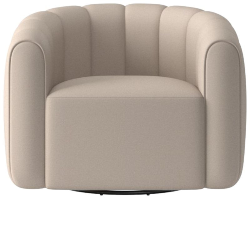 Fitz Swivel Chair + Reviews | CB2 | CB2