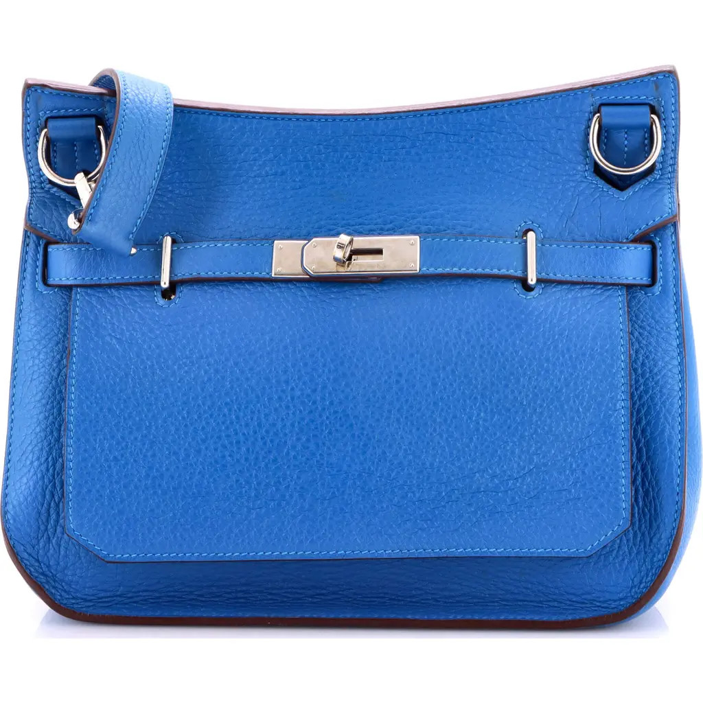Pre-Owned Hermes Jypsiere Bag Clemence 28 in Mykonos at Nordstrom, Size Small | Nordstrom