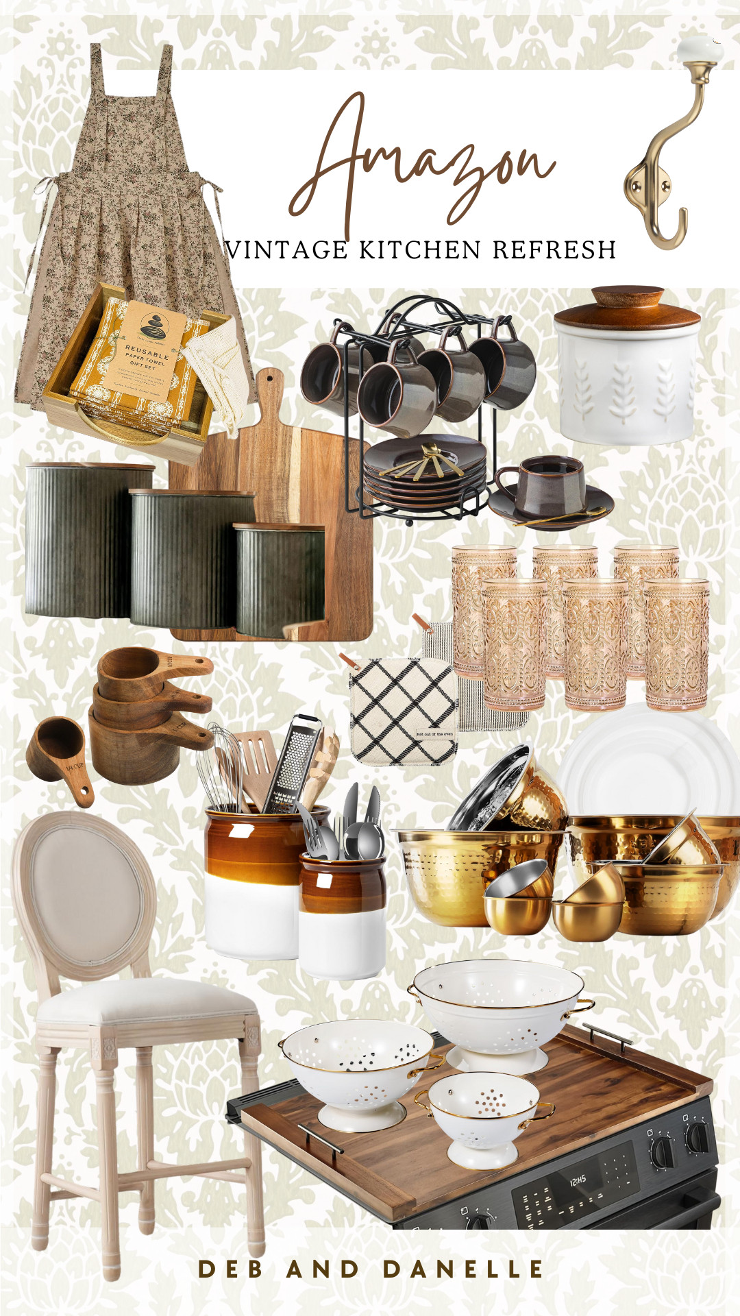 These vintage-style pieces from @Amazon will keep your kitchen stylish and organized in the new year.  

 #LTKHome #LTKFindsUnder100