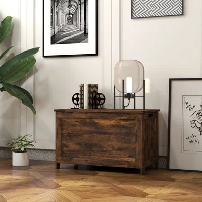 Dereth Engineered Wood Camp Trunk / Footlocker | Wayfair Professional