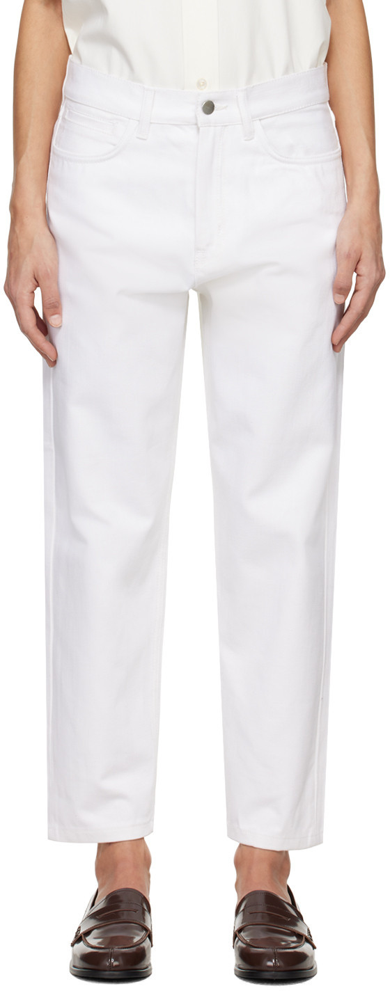 Studio Nicholson White Avanti Jeans | SSENSE