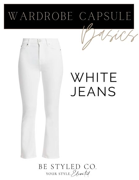 The best white jeans - denim guide - wardrobe capsule 

#LTKunder100 #LTKFind #LTKstyletip