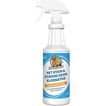 FurryFreshness Extra Strength Cat or Dog Pee Stain & Permanent Odor Remover + Smell Eliminator -R... | Amazon (US)