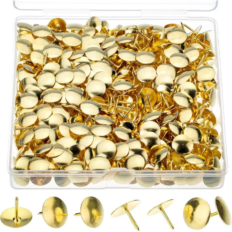 Mr. Pen- Thumb Tacks, 500 Pack, Gold, Flat Push Pins, Thumbtack, Flat Thumb Tacks, Metal Push Pin... | Walmart (US)