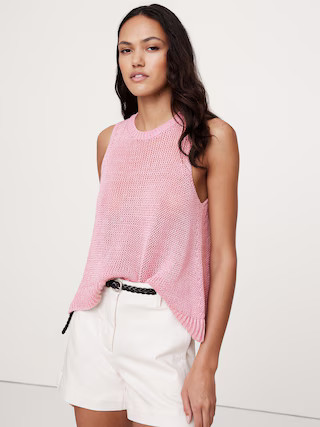 Linen Sweater Tank | Banana Republic (US)