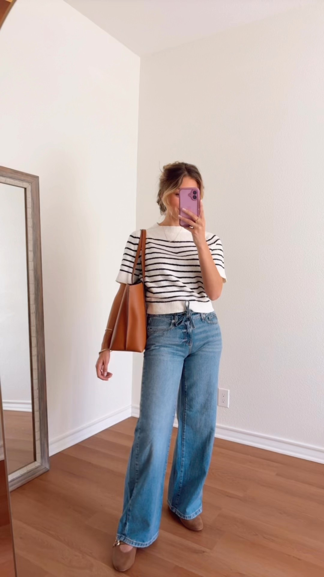 Target sweater and $21 jeans!! 

#LTKWorkwear #LTKFindsUnder50