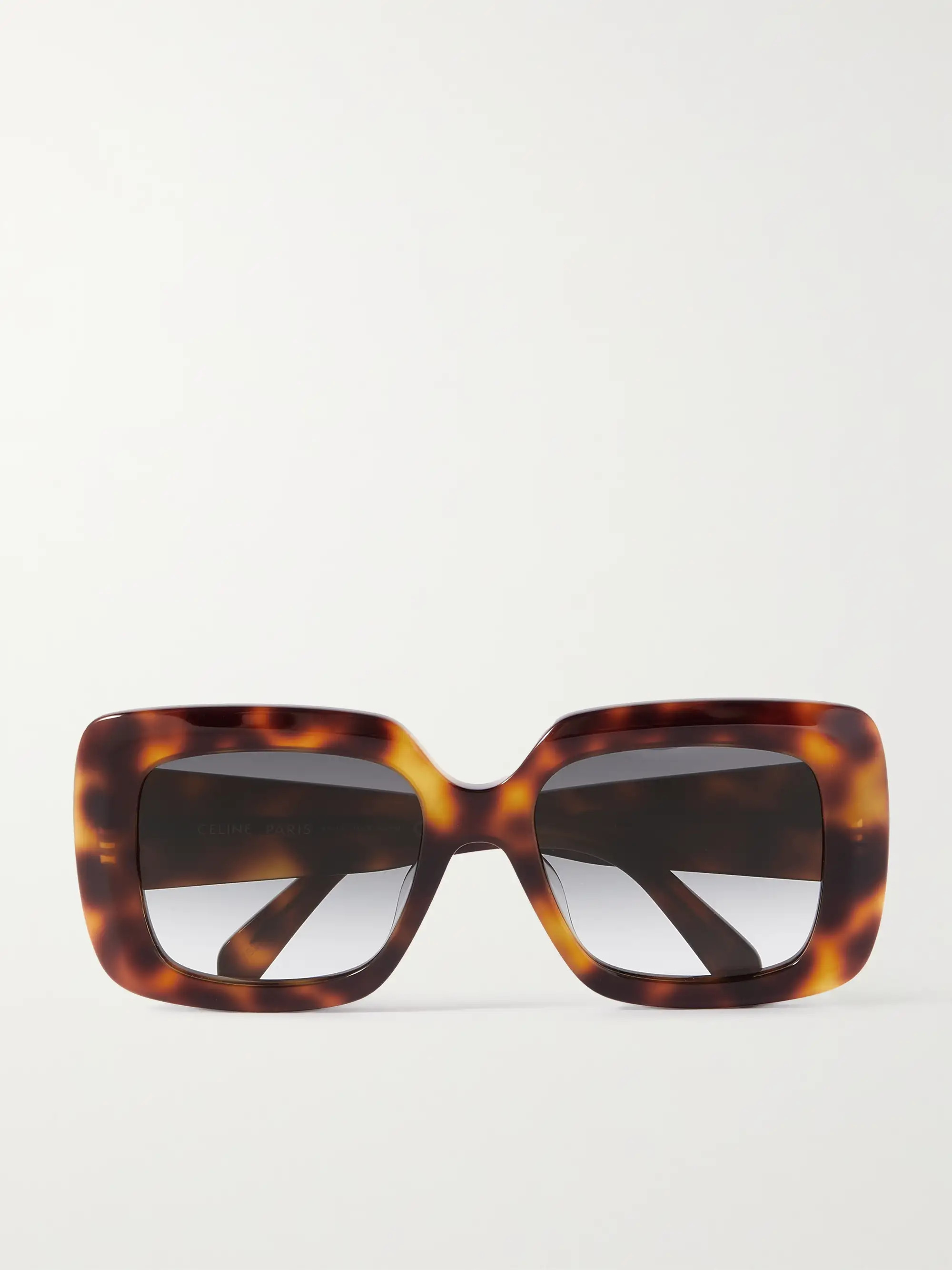 Oversized square-frame tortoiseshell acetate sunglasses | NET-A-PORTER (UK & EU)
