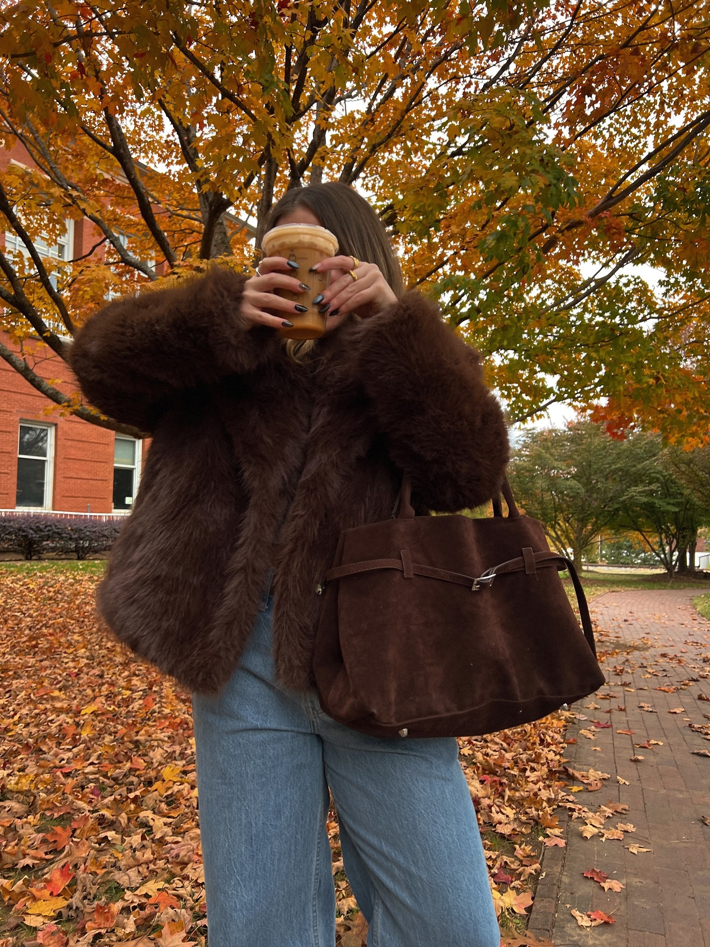 Cinnamon girl 🧸🍁🤎☕️

#falloutfit #fallvibes #casualoutfit #cozyoutfit 
Fur coat, casual fall outfit, Uggs outfit, petite jeans

#LTKSeasonal #LTKPetite #LTKStyleTip