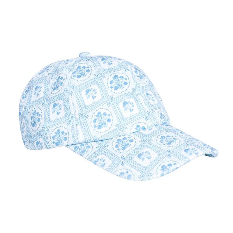 mosaic floral baseball hat | minnow