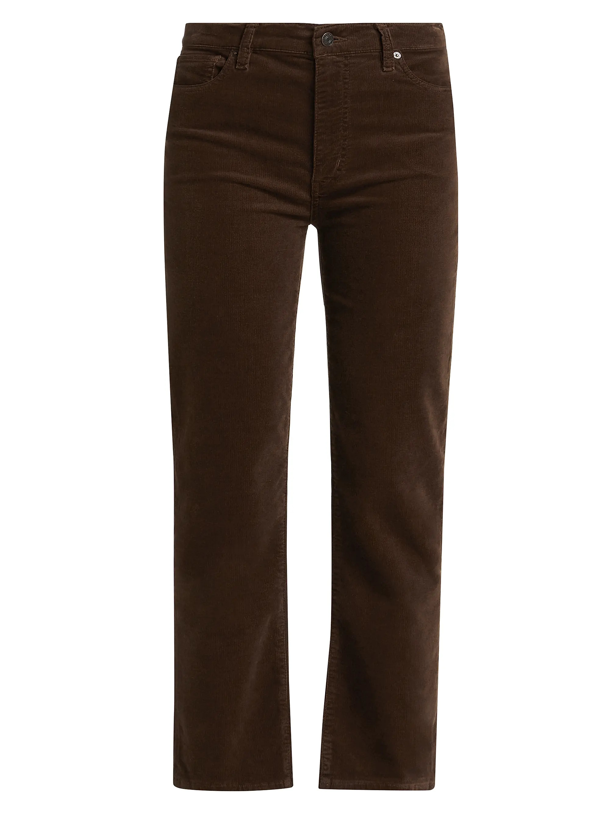Frame Le Sleek Straight Cotton-Blend Corduroy Pants | Saks Fifth Avenue | Saks Fifth Avenue