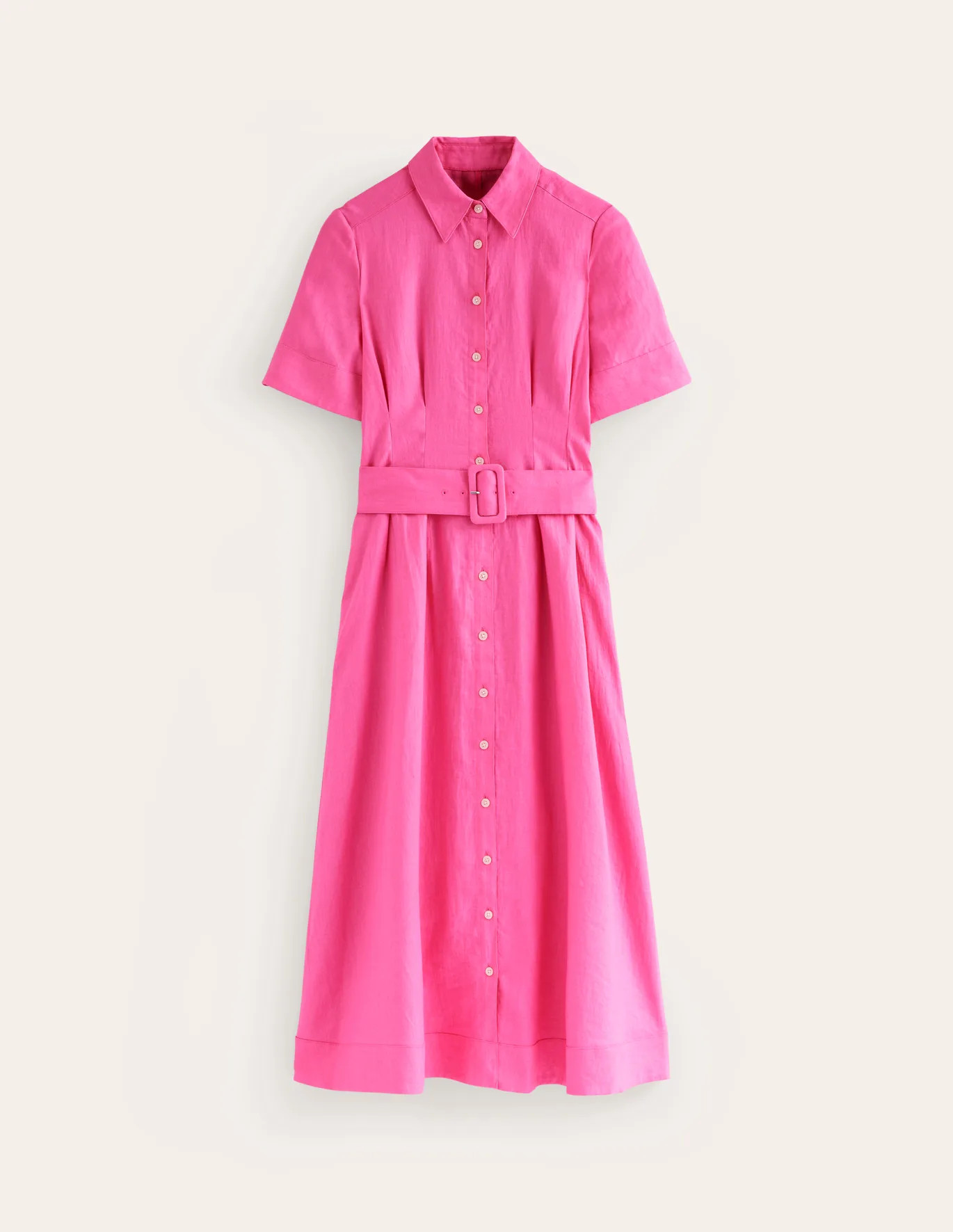 Louise Linen Midi Shirt Dress | Boden (US)
