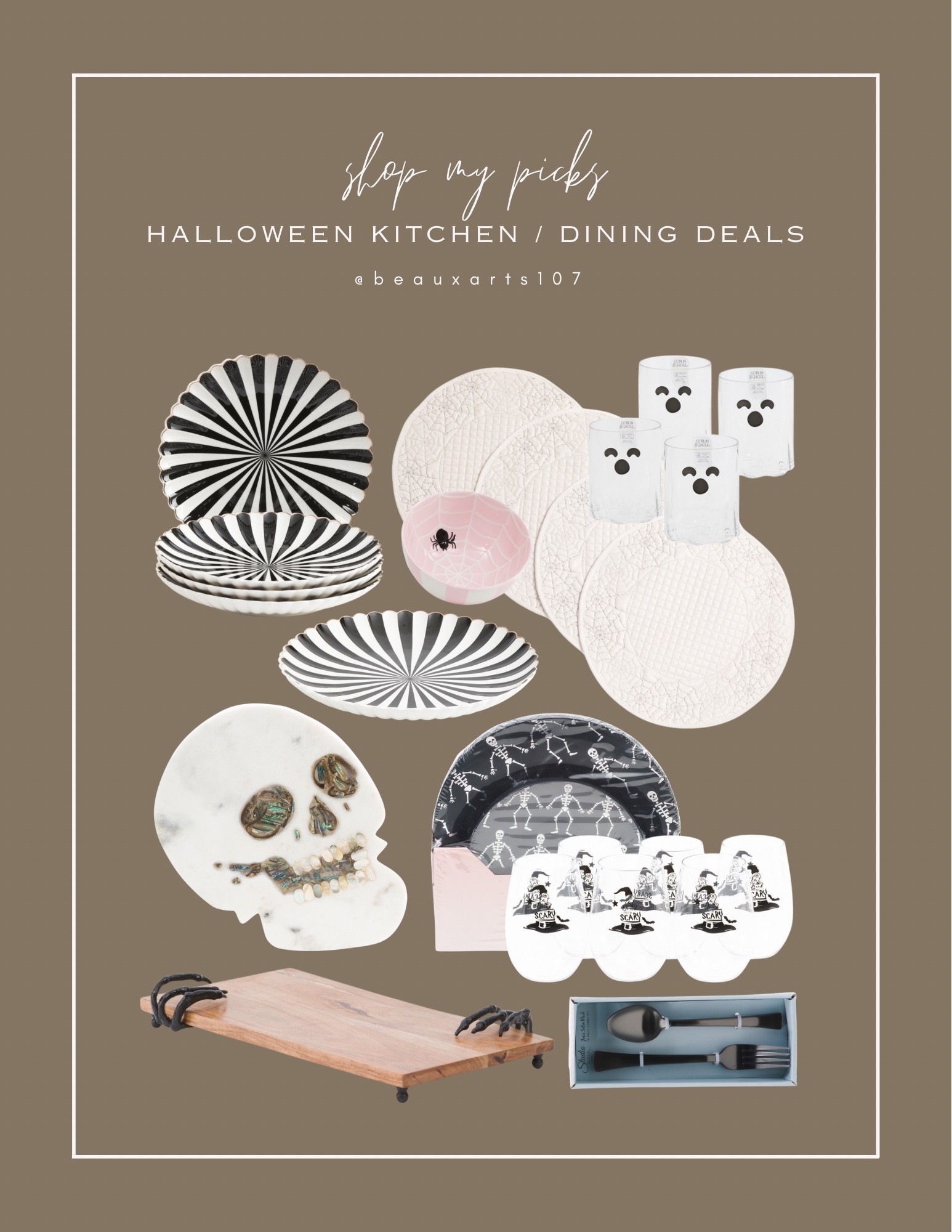 Save on these cute Halloween dining/entertaining deals for under $30!

#LTKHome #LTKFindsUnder50 #LTKSaleAlert