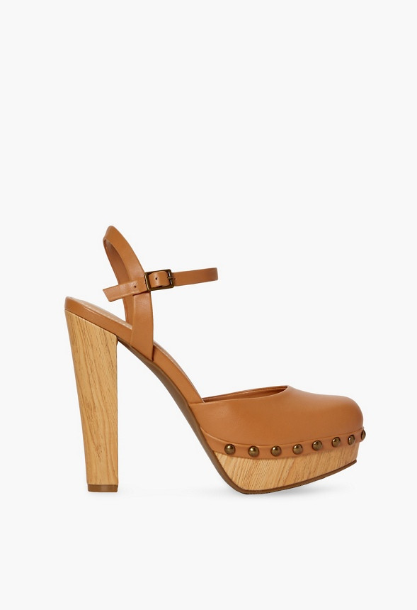 Maya Ankle-Strap Platform Pump | JustFab