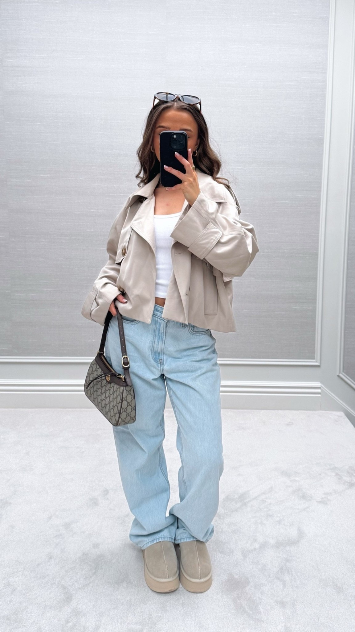 spring outfit inspo🦋✨

Pinterest style outfit inspo ideas spring TikTok casual easy basic neutral ootd wishlist faves casual petite oversized viral wide leg loose baggy jeans Abercrombie curve love fashion cropped trench stone beige jacket 

#LTKuk #LTKspring #LTKpetite