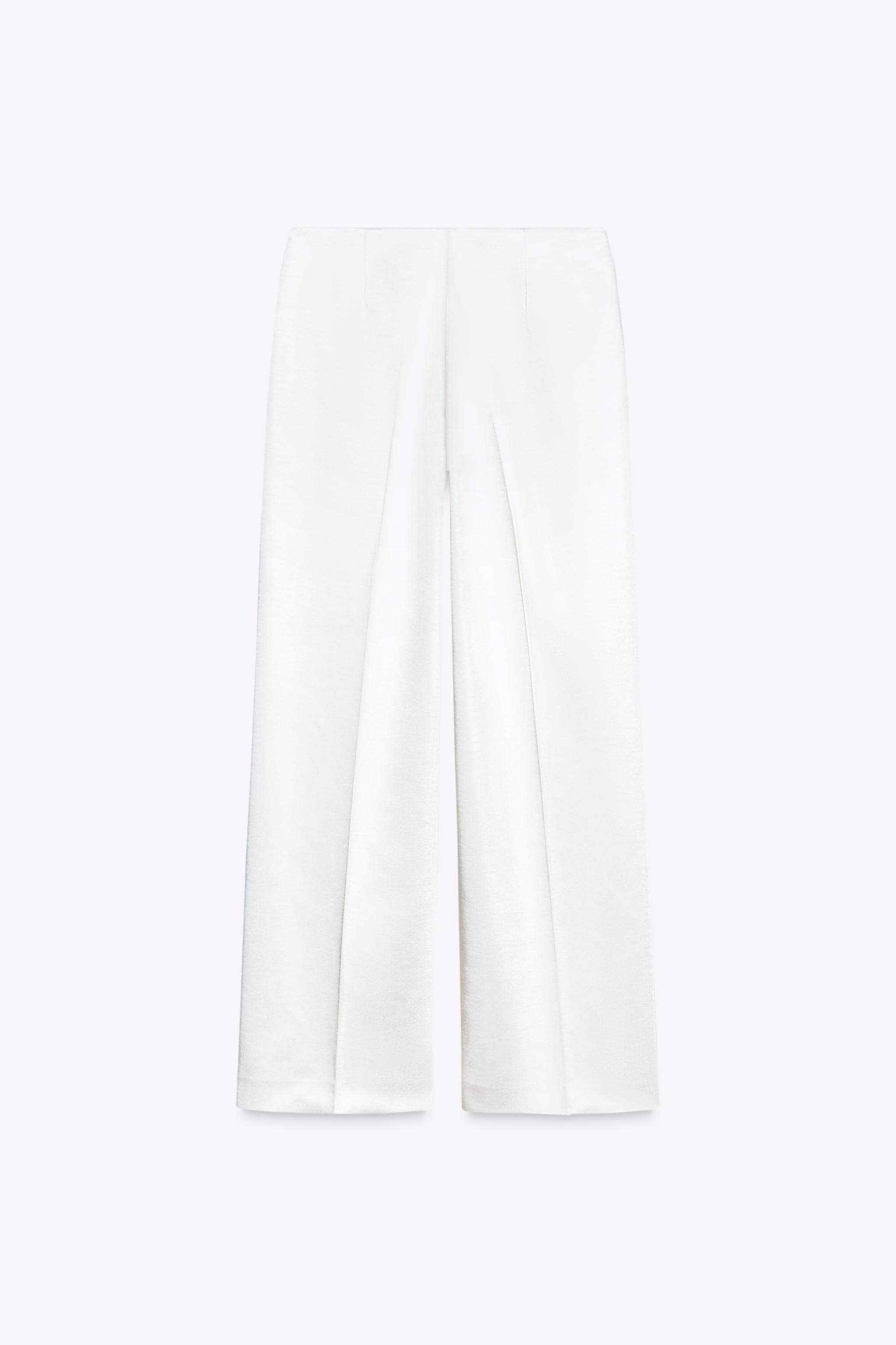 ZW COLLECTION SATIN PANTS | Zara US