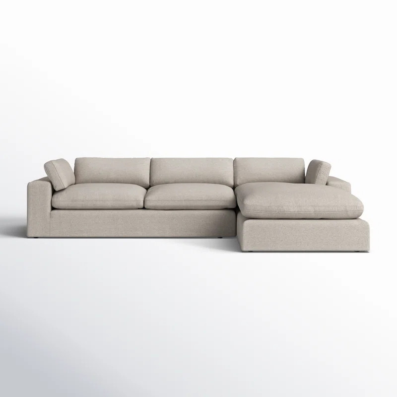 Asher 2 - Piece Upholstered Chaise L-Sectional | AllModern