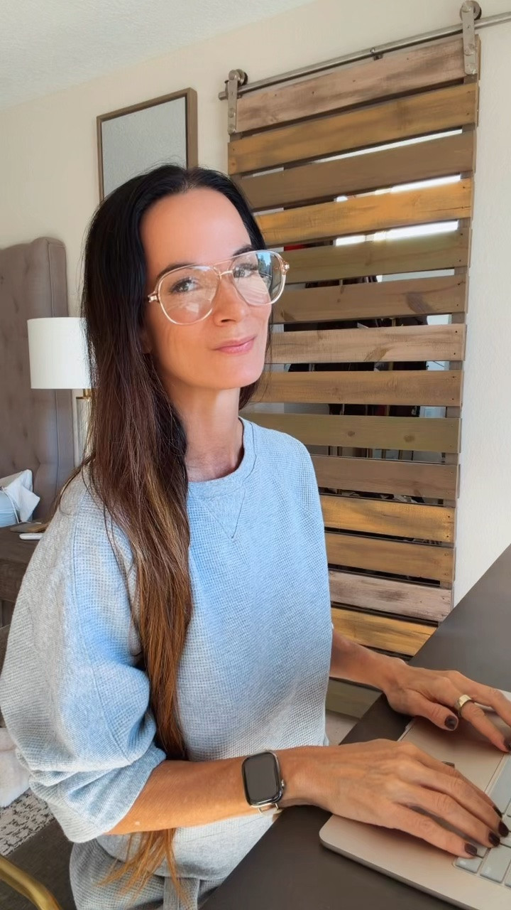 Reading the fine print, but make it fashion. 👓 These AMOMOMA readers are officially part of the outfit—clear aviators, black aviators, and a chic rectangular pair. Choose your reading strength and your favorite frame… or build a little reader wardrobe like me. 😉 Use code NICOLE10AMMA. Gifted by AMOMOMA.

#LTKdayinmylife #LTKgrwm #LTKootd