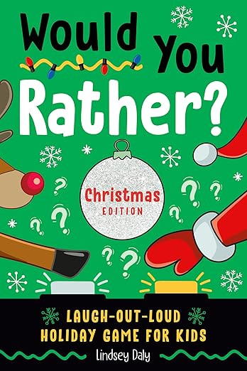 Would You Rather? Christmas Edition: Laugh-Out-Loud Holiday Game for Kids | Amazon (US)