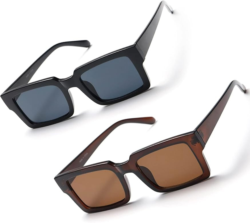 TIANYESY Sunglasses For Women Minimalist Classic Design Fashion UV400 Square Sun Glasses Unisex T... | Amazon (US)