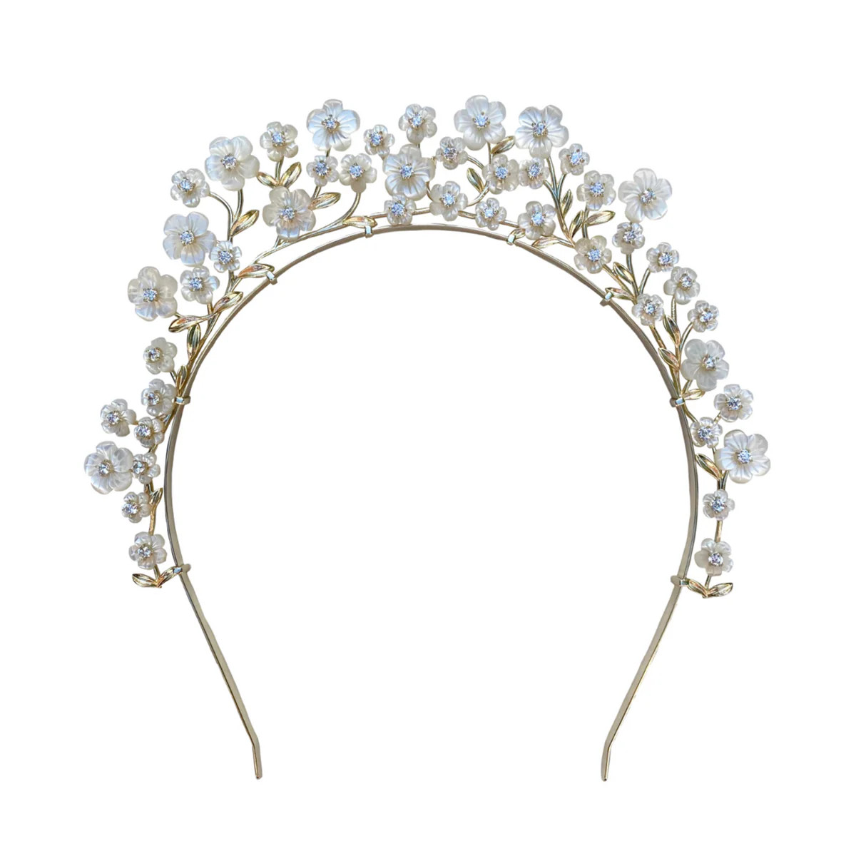 Mother-Of-Pearl Chinoiserie Crown | Over The Moon