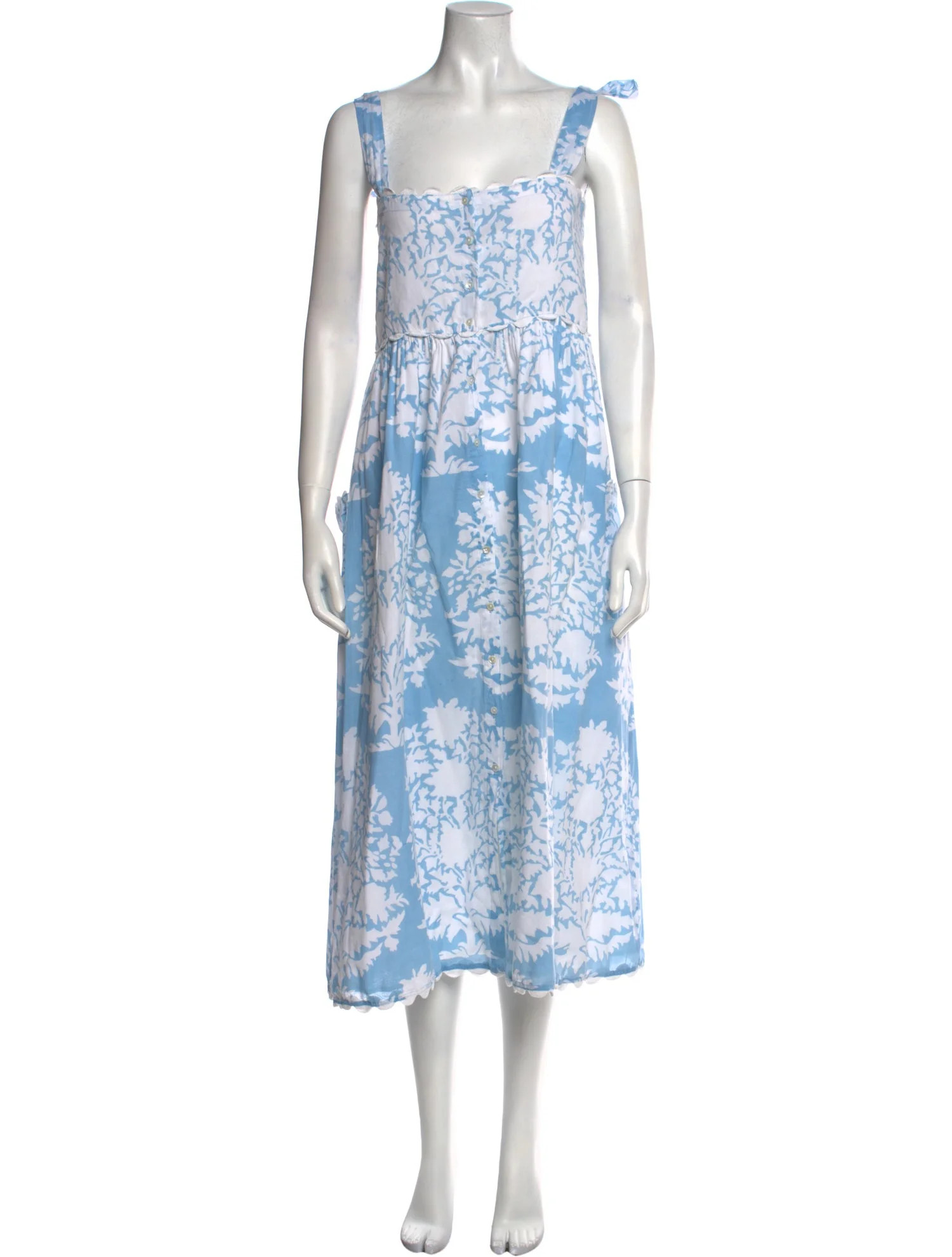 Floral Print Midi Length Dress | The RealReal