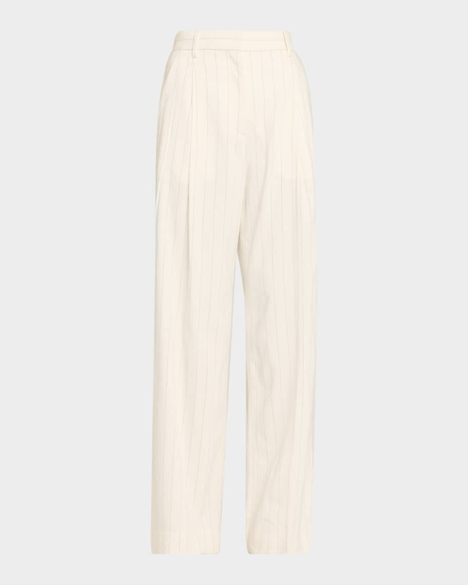 A.L.C. Winston Linen-Blend Pants | Neiman Marcus
