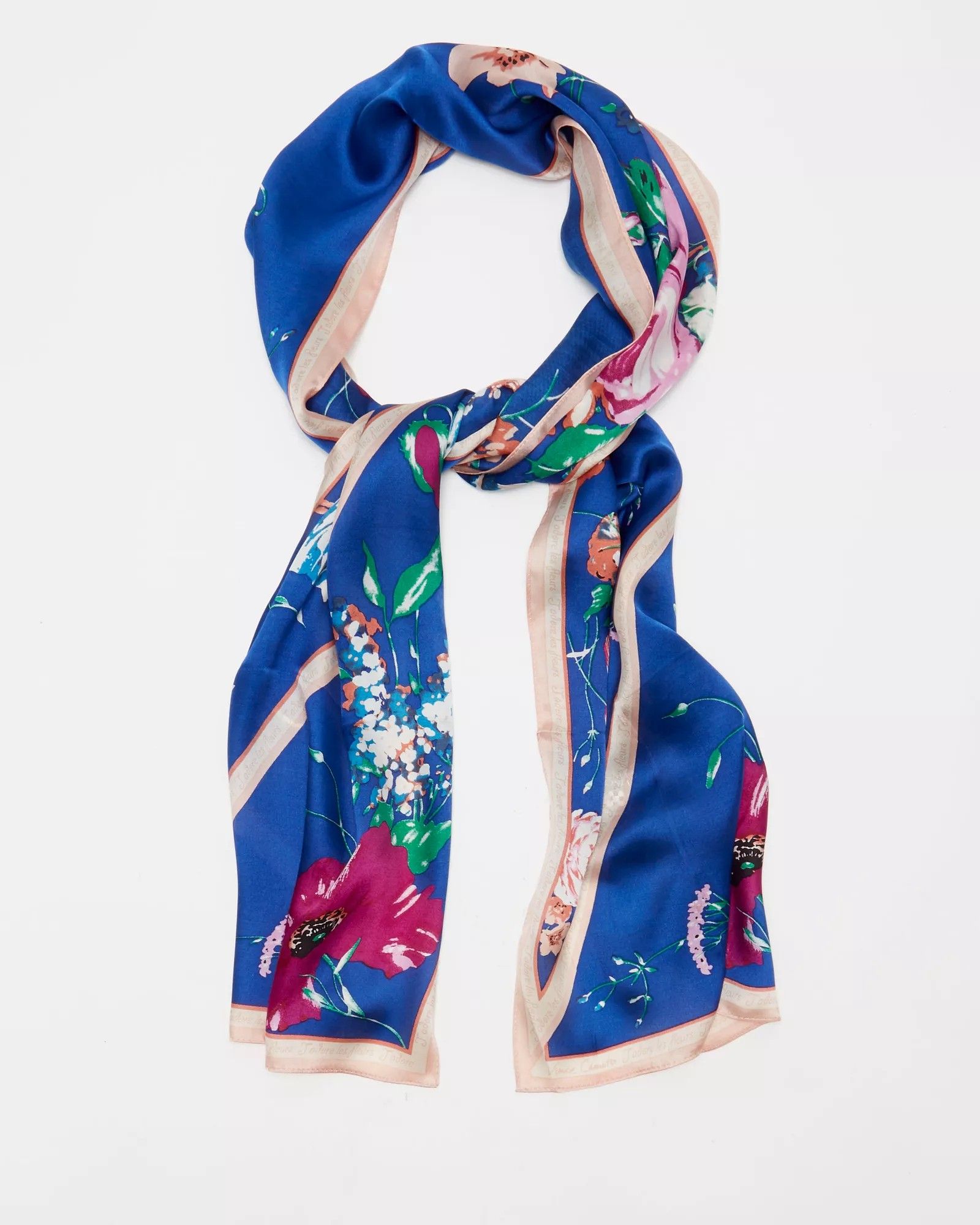 Floral-Print Panel Scarf | Vince Camuto