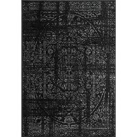nuLOOM Arlena Vintage Area Rug, 6' 7" x 9', Black | Amazon (US)