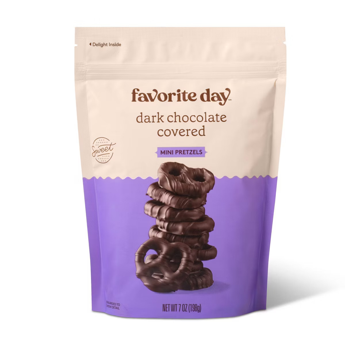 Dark Chocolate Covered Mini Pretzels Candy - 7oz - Favorite Day™ | Target