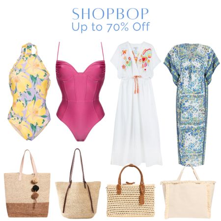 Check out these beach essentials! Swimsuits, kaftans, and beach bags up to 70% off! Ready for some sun? 

#BeachVibes #ShopbopSale #SummerStyle #SwimwearSteals #BeachReady #TrendyKaftans #VacationMode #FashionDeals #BeachBagBabe #StyleInspo



#LTKSwim #LTKSaleAlert #LTKItBag