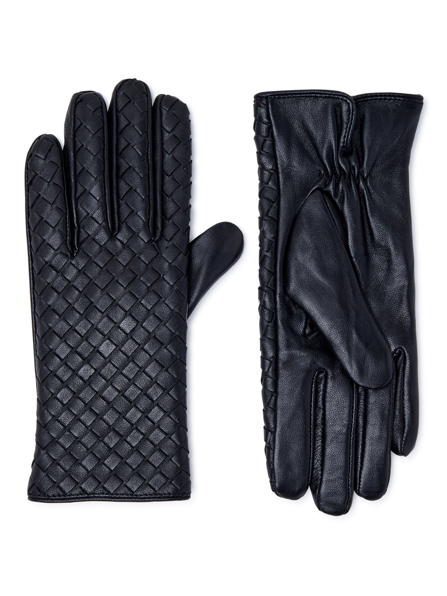 Scoop Women’s Leather Basketweave Gloves | Walmart (US)